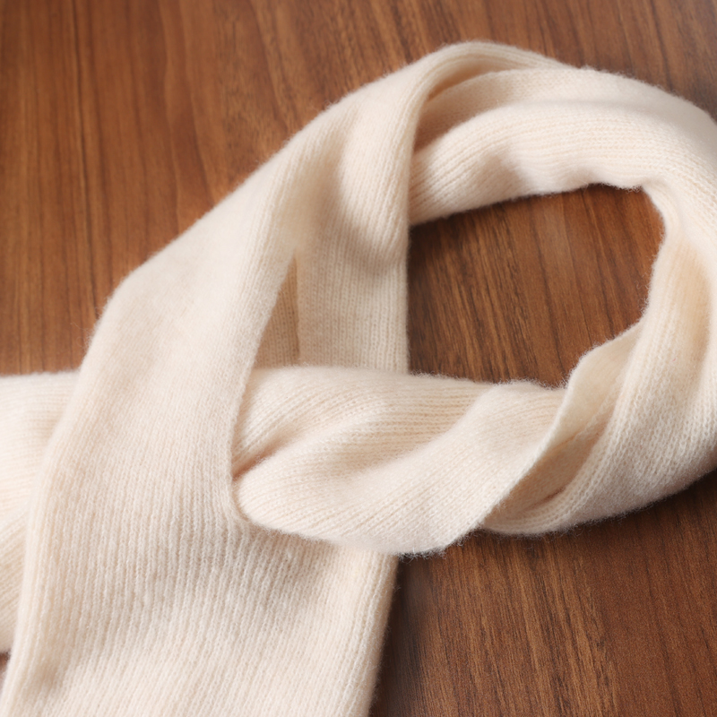 Wool Scarf Men - Syal Rajut Baru Berlubang 100% Wol