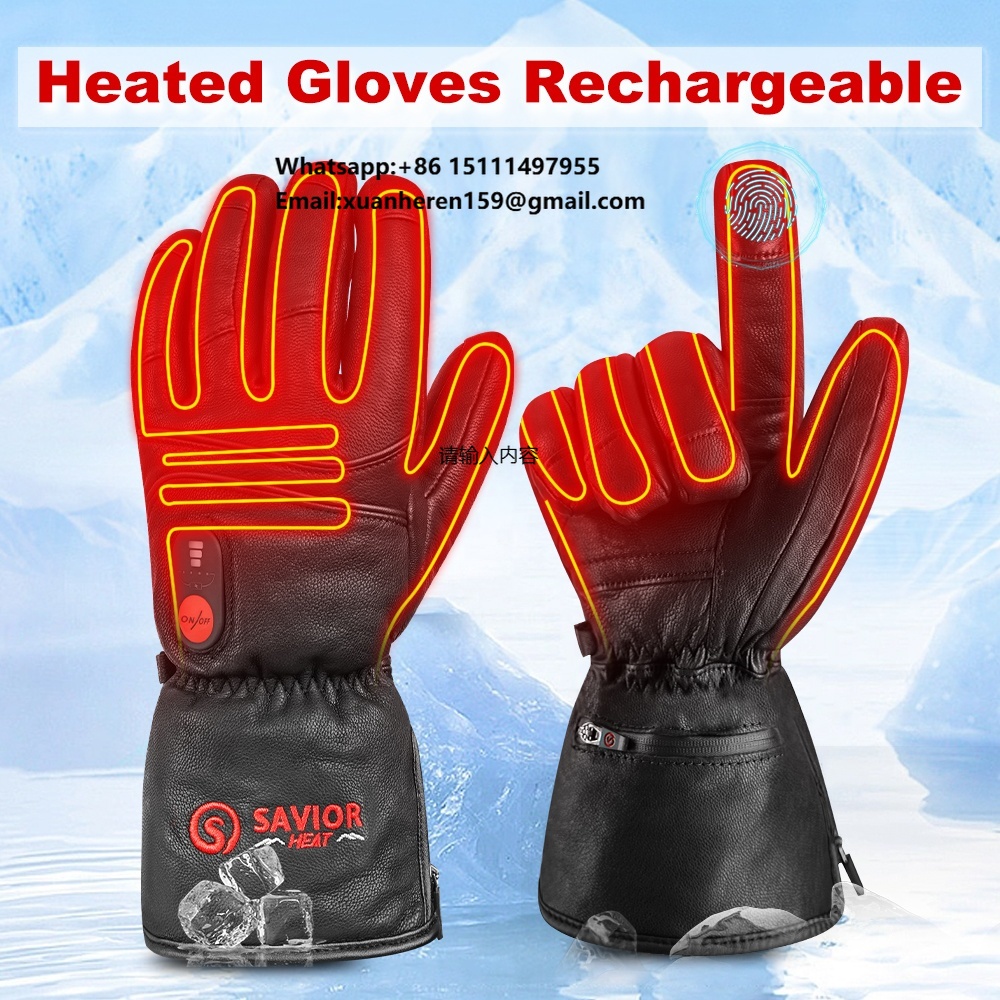 Hand Warmer Electric - Sarung Tangan Kulit Berpemanas Pria Wanita