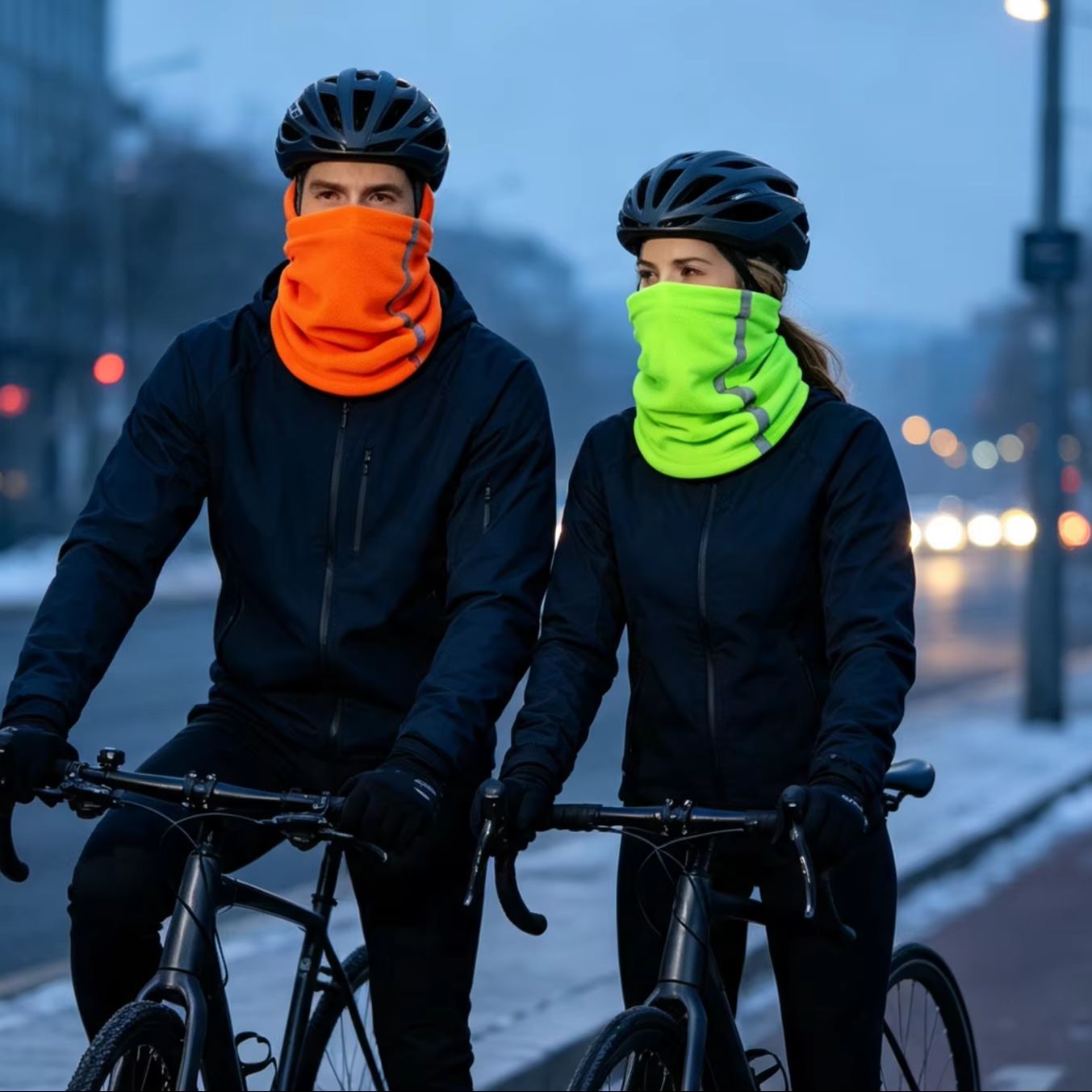 Neck Gaiter Fleece - Syal hangat musim dingin Bandana Balaclava