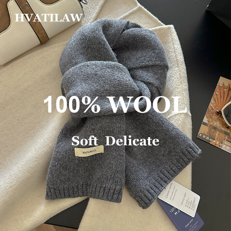 Syal Wol 100% Wanita Pria Warn - Wool Scarf Men ulasan dan harga